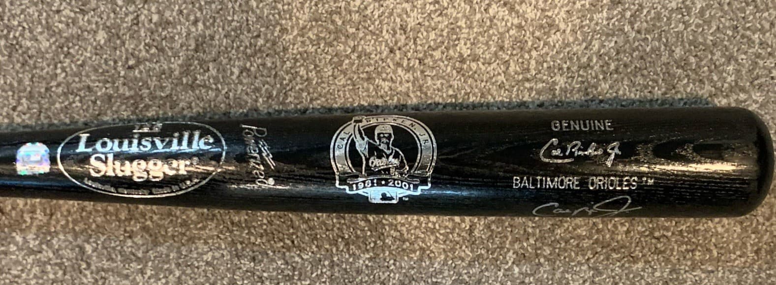 Cal Ripken Jr. Signed P72 Louisville Slugger Retirement Farewell Bat MLB Holo 3
