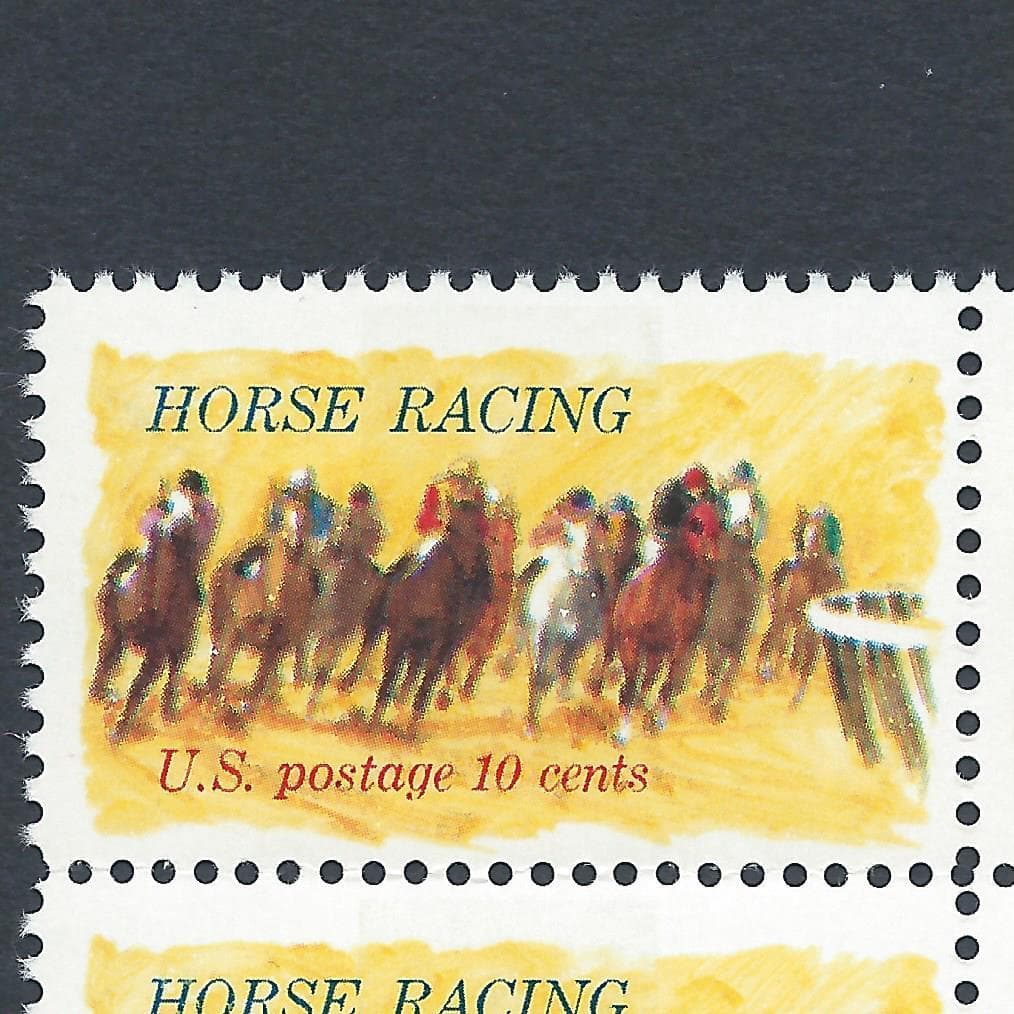 Horse Racing - 100th Kentucky Derby Vintage Mint Set of 4 Stamps 51 Years Old! 2