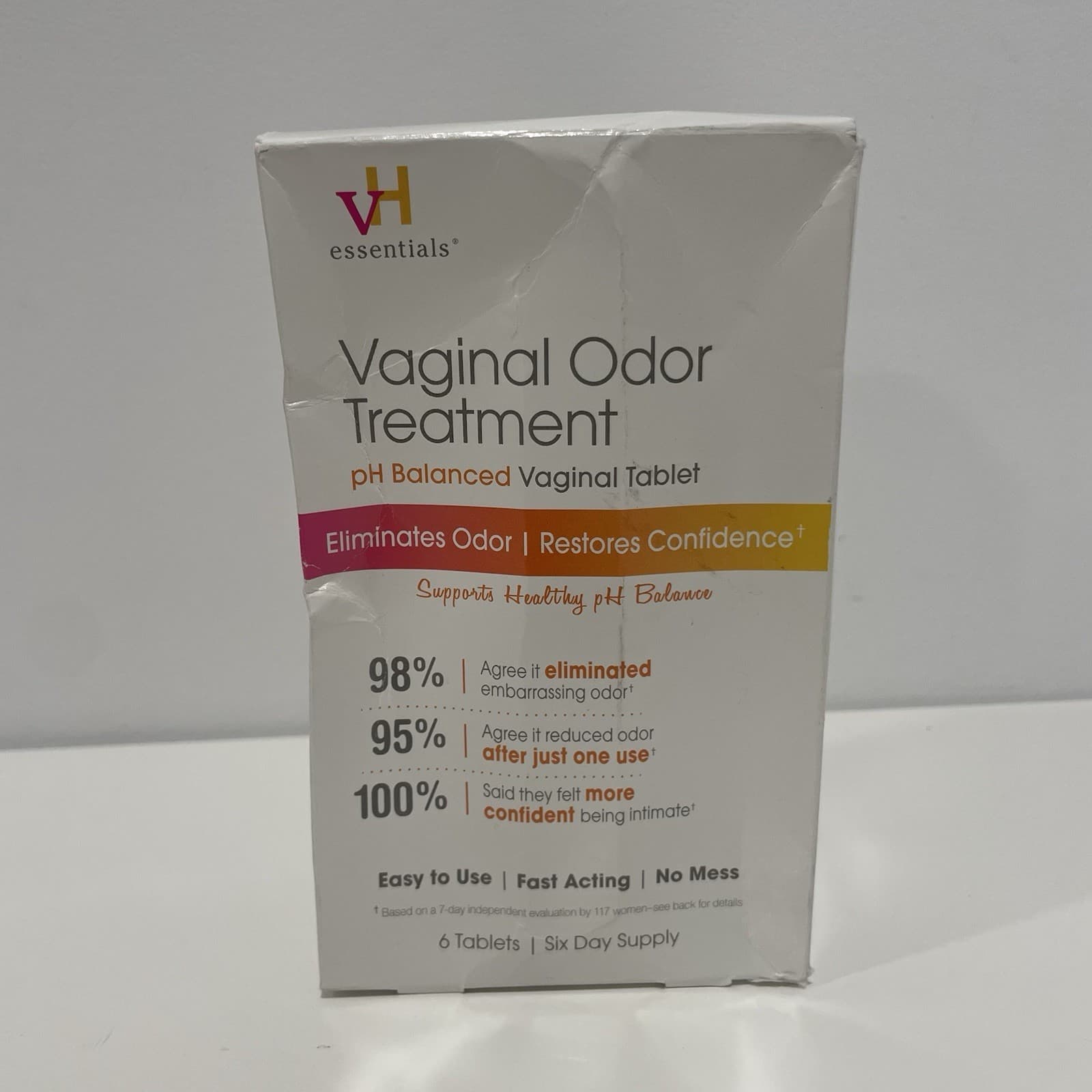 Vh Essentials Vaginal Odor Treatment - Ph Balanced - Box Of 6 Tablets