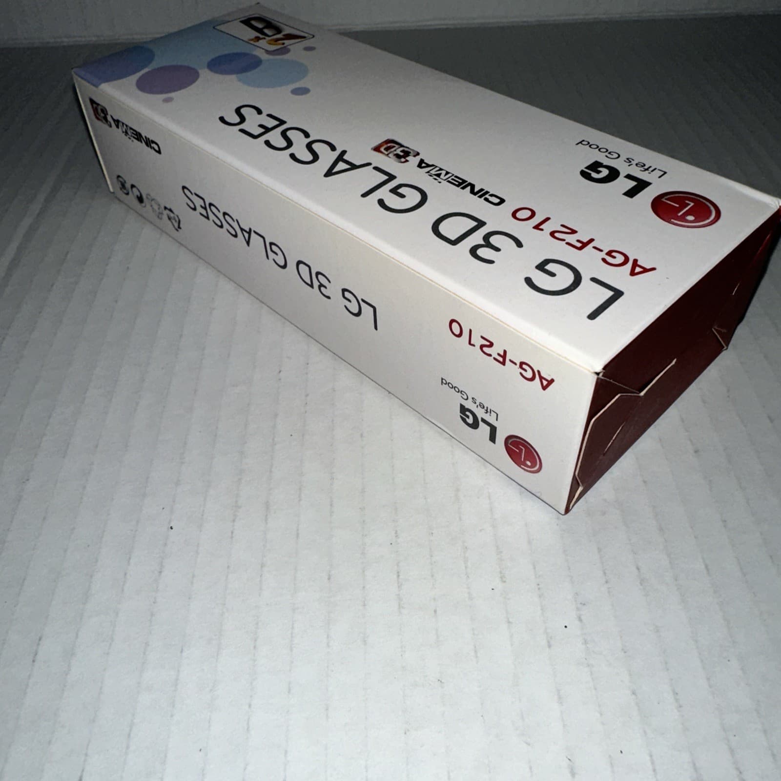 LG Cinema 3D Glasses AG-F210 2 Pairs In Box.  - NEW - Stocking stuffer Gift Idea 4