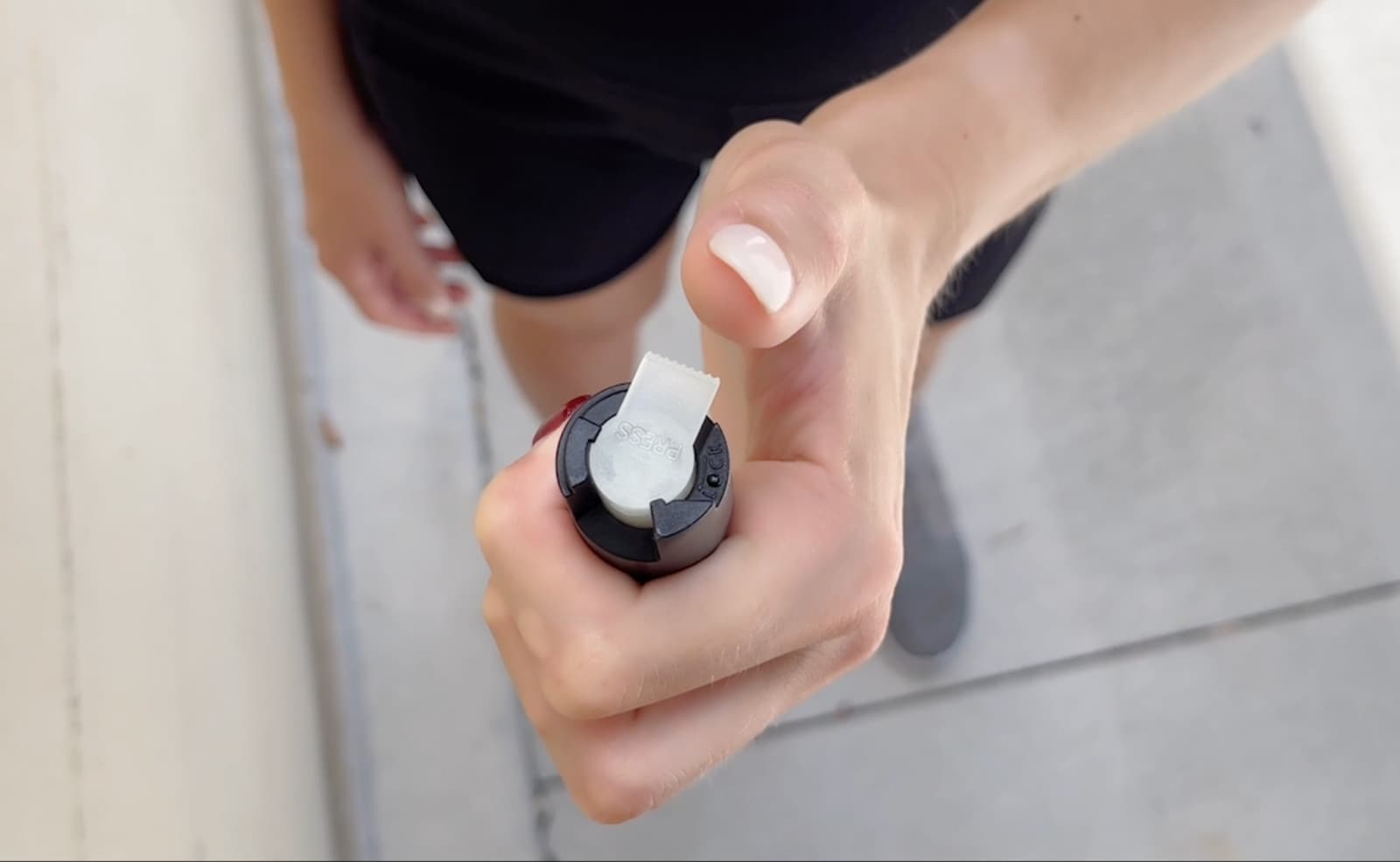 3 Police Magnum 3/4oz pepper spray Safety Lock Self Defense Glow in Dark  6