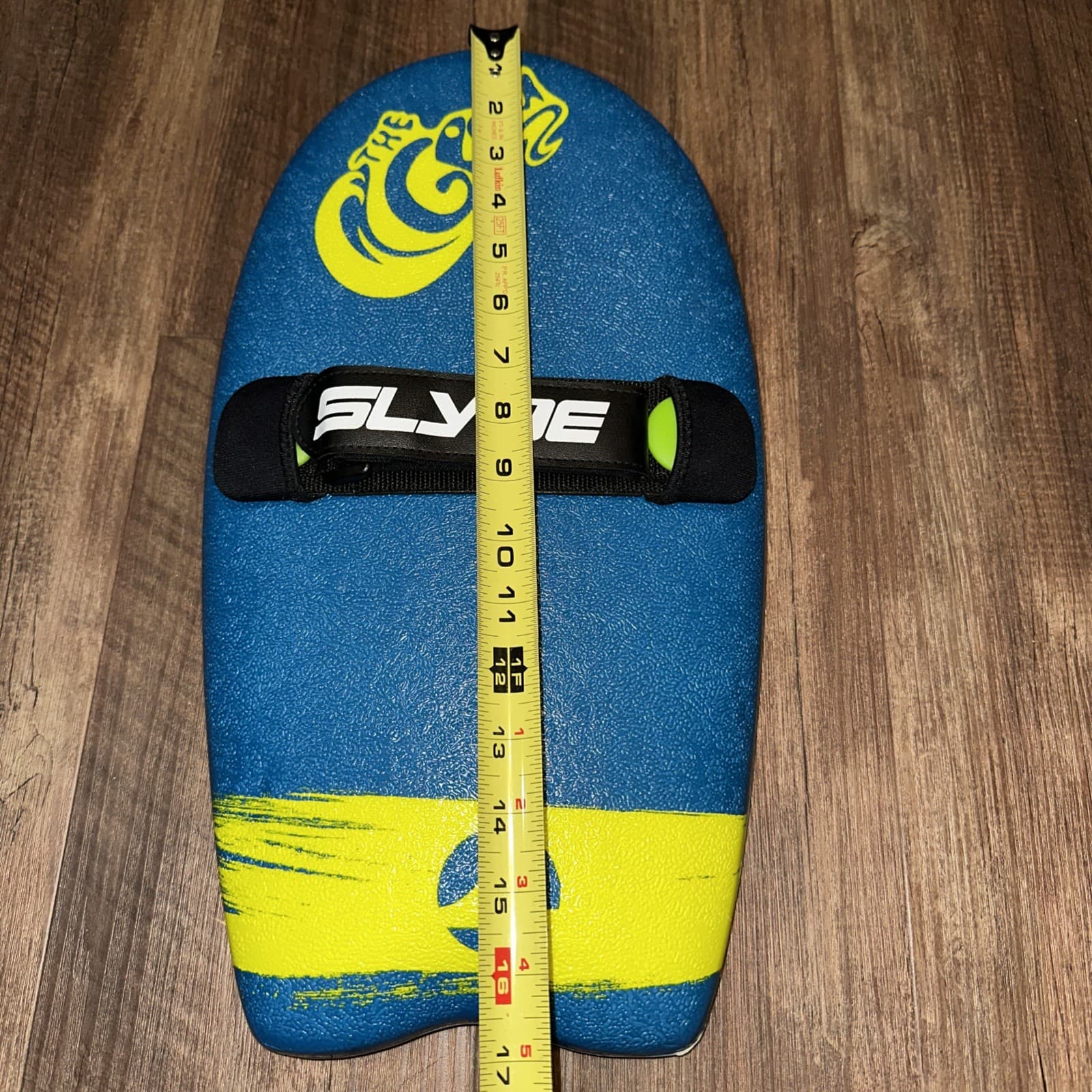 Slyde The Grom Handboard blue/yellow/green Bodysurfing Water Sports 2