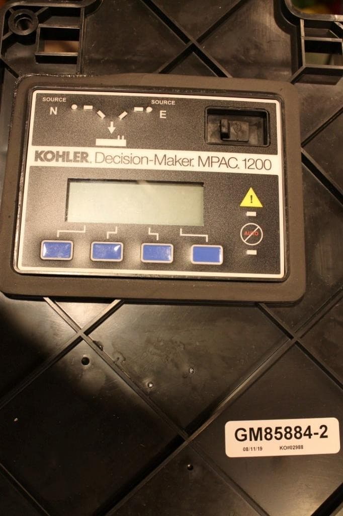 Kohler GM85884-2 Decision-Maker MPAC 1200 Automatic Transfer Switch Controller ^ 3