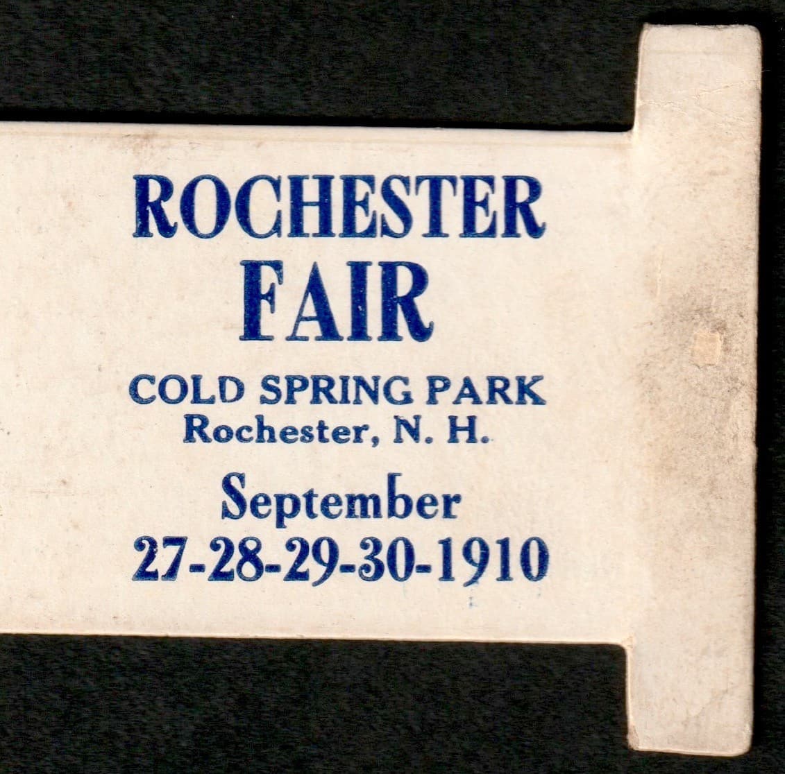 Wright Brothers: 1910 Exhibition Flights RARE Fair Mechanical Trade Card SR.E.WB 5