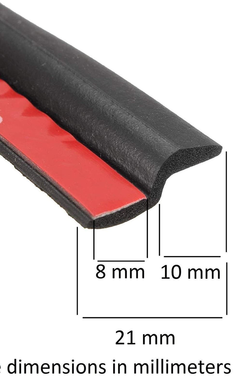 A178-3F Z Shape Window Door Rubber Seal Weather Strip Hollow (3 Feet) 3 Feet 3