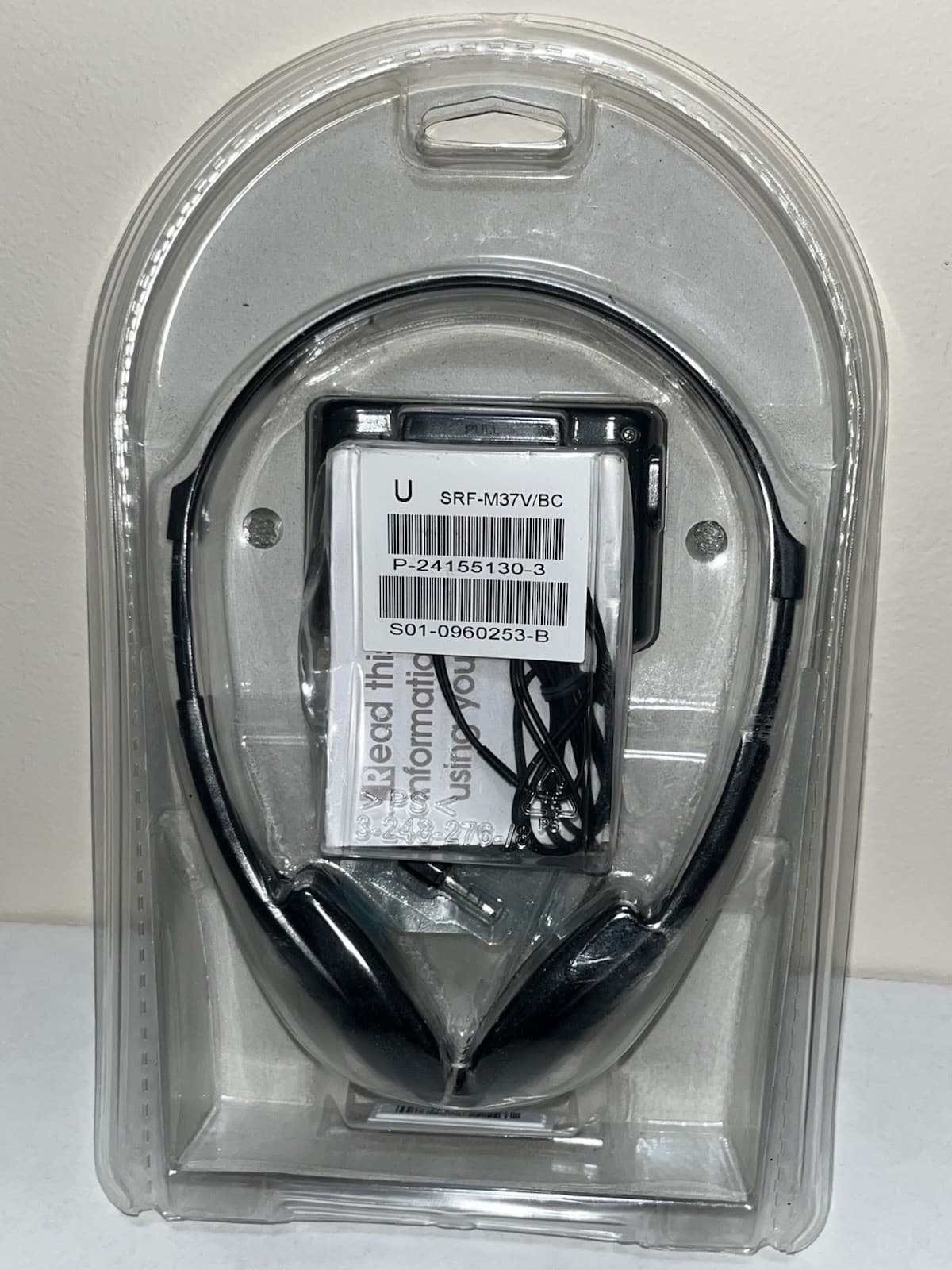 Sony SRF-M37V Walkman AM/FM Radio TV/Weather Digital Music 25 Presets NEW SEALED 5