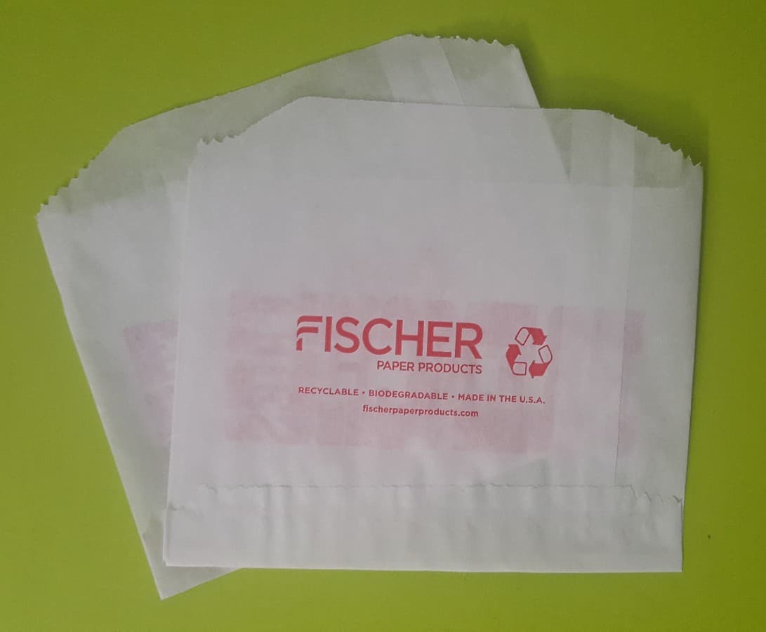 (100) French Fry Fries Disposable Bags, 4.5" x 3.5" 2