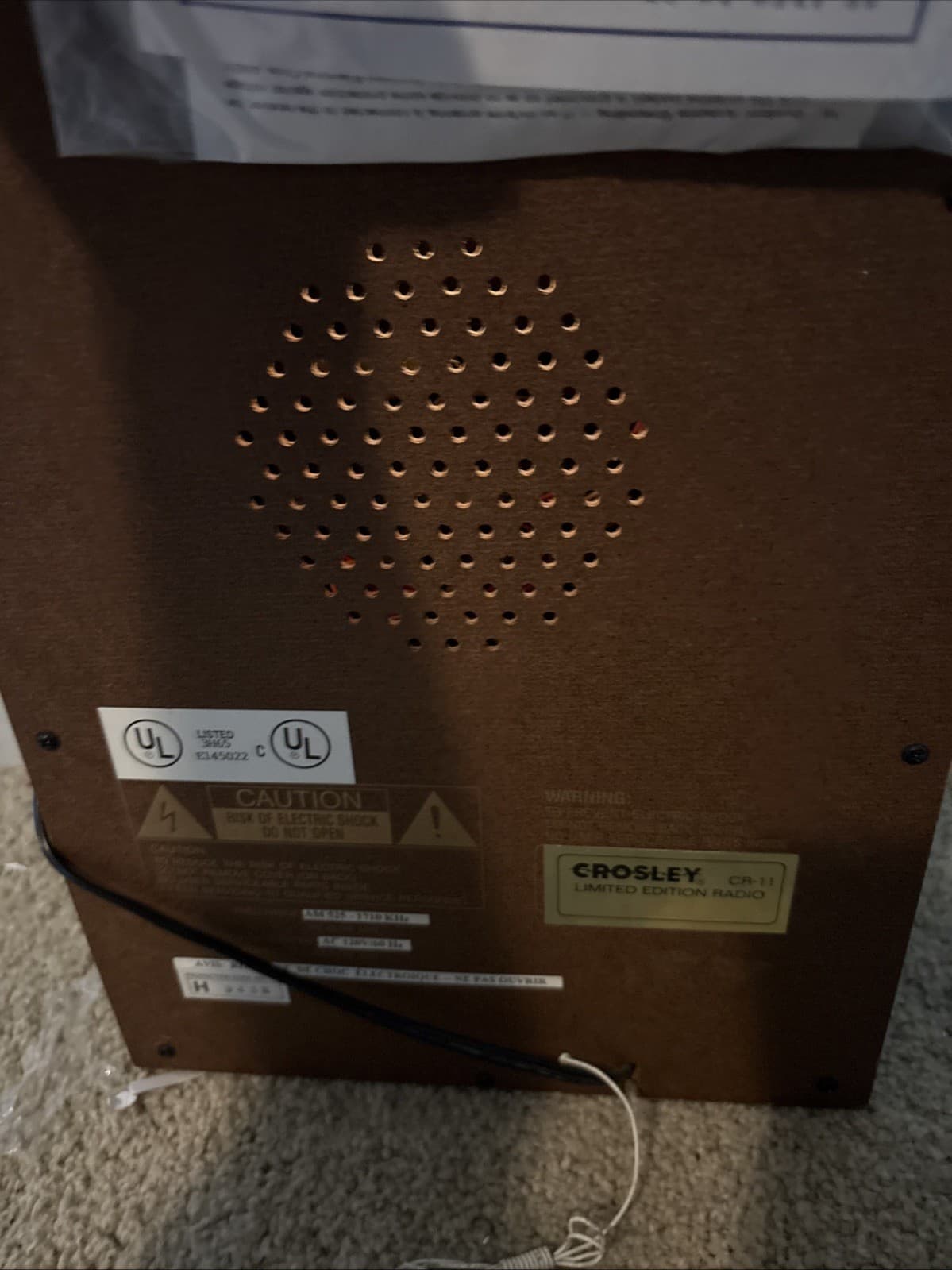 Crosley Collector's Ed Vintage CR-11 Custom Jukebox Radio, Cassette Player WORKS 3