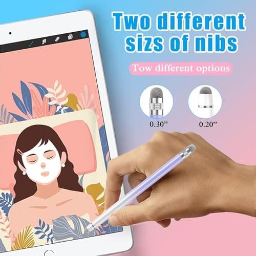  2PCS Stylus Pens for Touch Screens,Stylus Pen for iPhone/iPad/Tablet  6