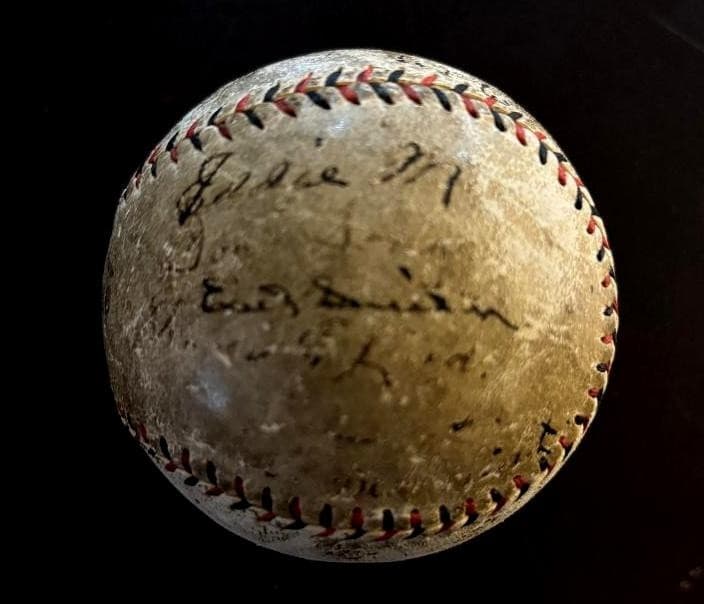 1924 Pittsburgh Pirates Ball Maranville and Cuyler LOA Beckett 2