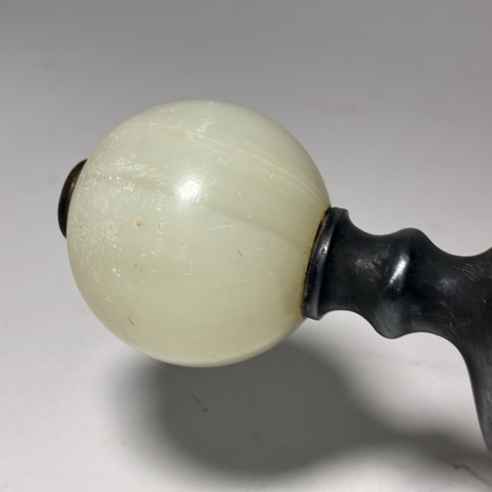 Antique Pair Soda Fountain Gooseneck Soda Tap Dispenser Spigot with Ball Handle 3