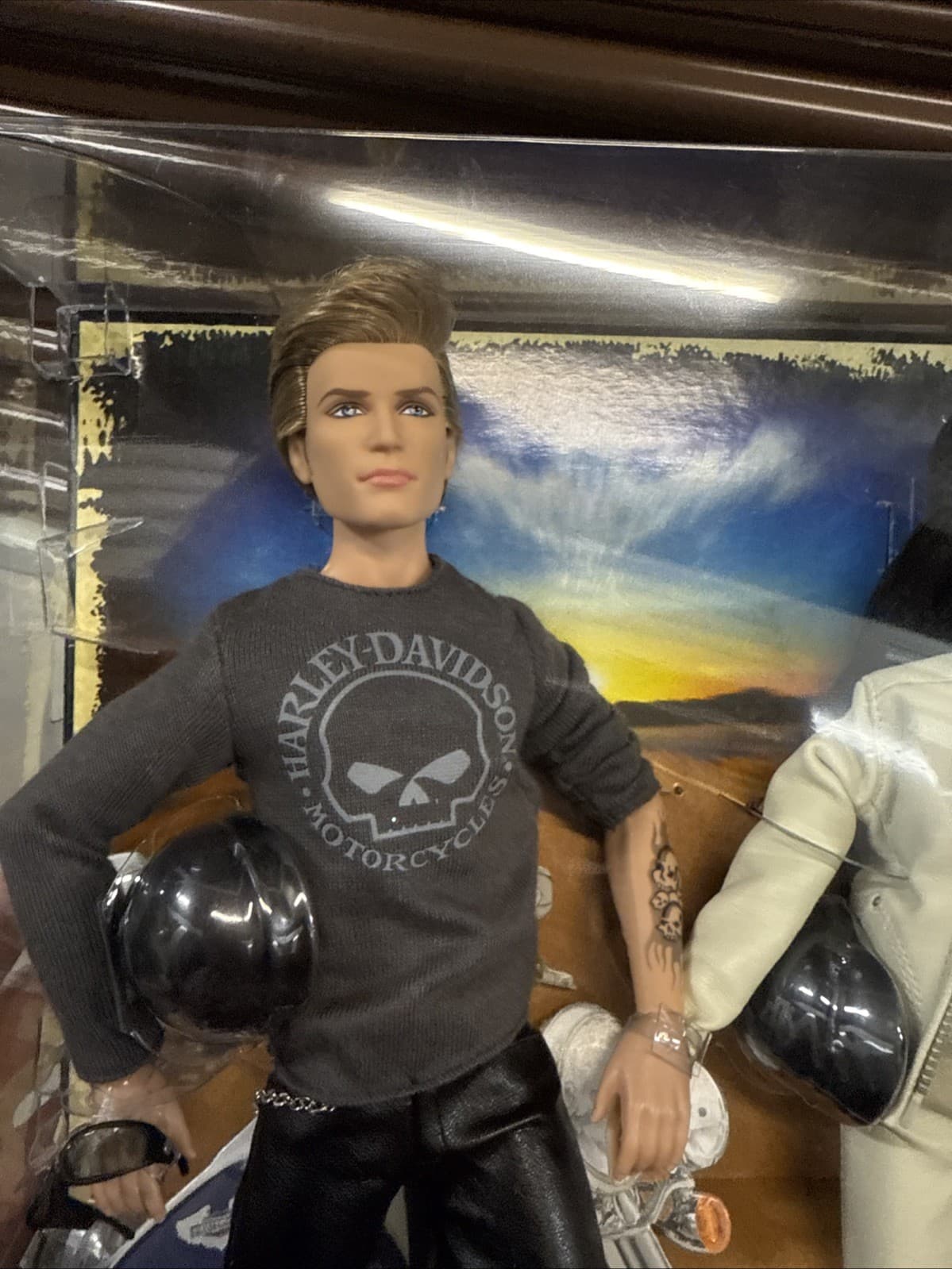 Harley-Davidson Motorcycles BARBIE & KEN Dolls Pink Label SET Mattel R9911 4