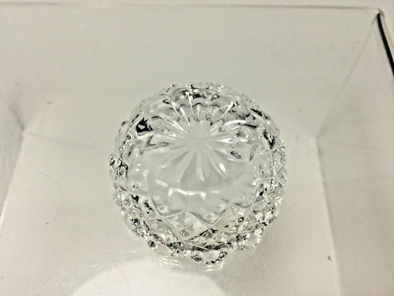 Mosser Glass Co. ( Crystal Clear ) SawTooth Salt Dips, 1.5" x 1", Made in USA 5