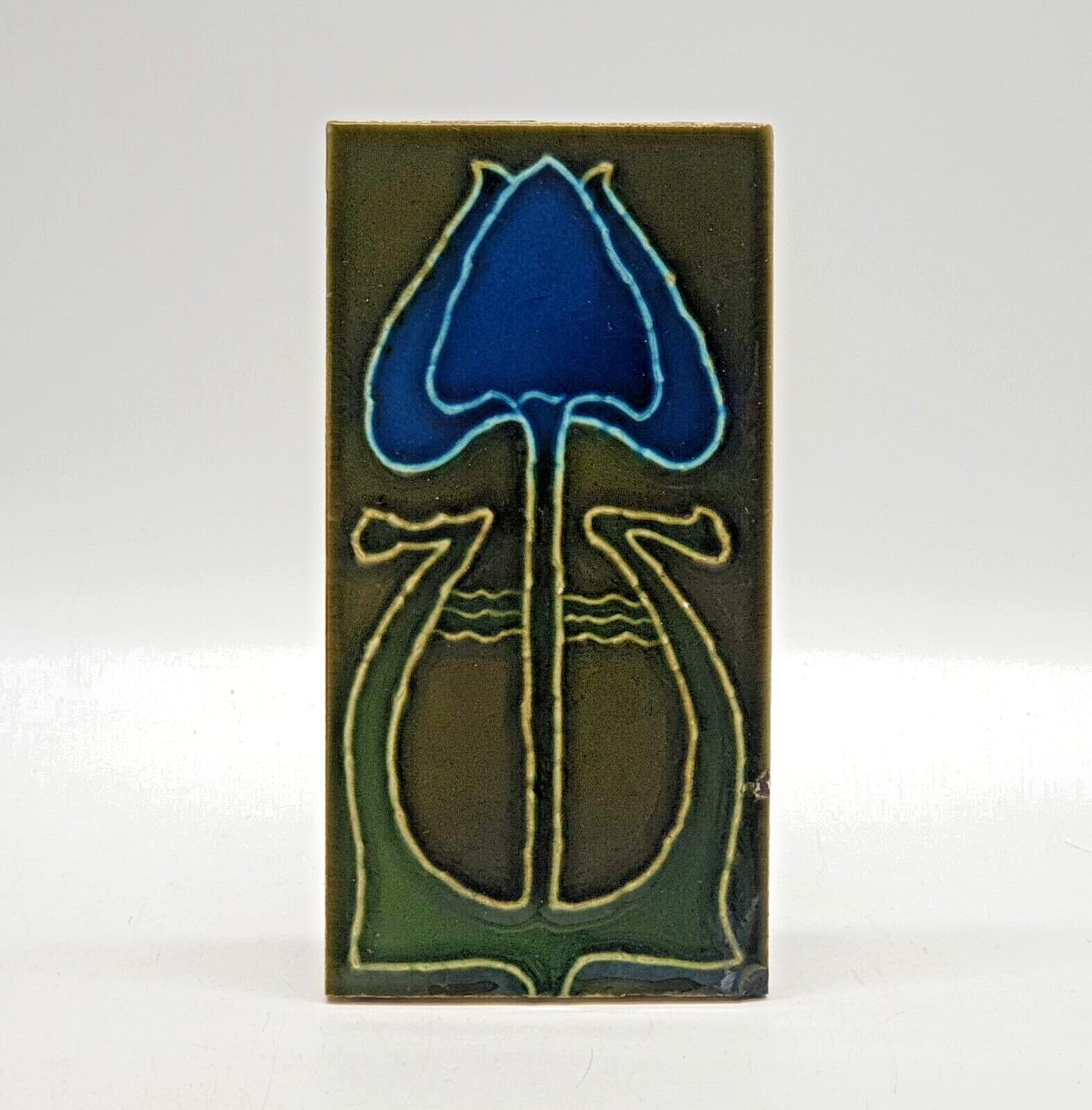 Minton Secessionist Spacer Tile Floral Design C1905 2