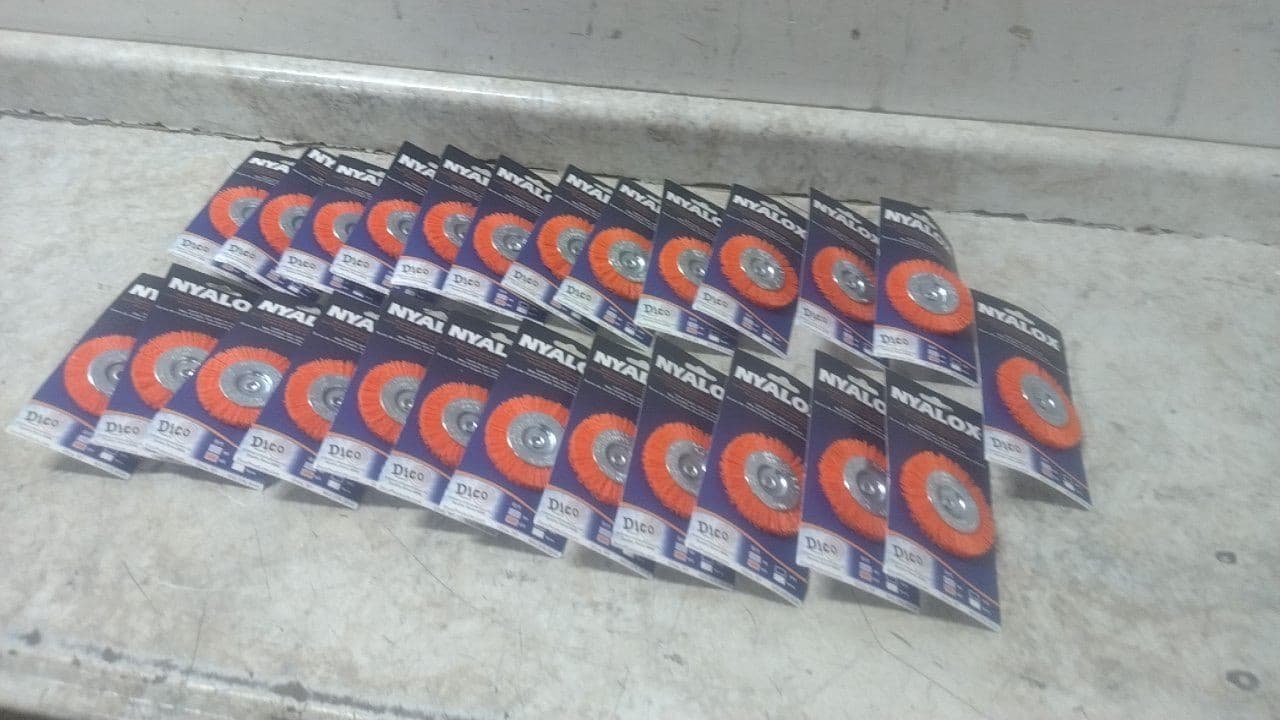 Nyalox by Dico 7200021 25 Pk 3 In Size 120 Grit Orange Wheel Brush