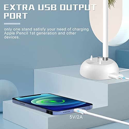Charger Stand for Apple Pencil Charging Stand Compatible with iPad Pencil 1st  2