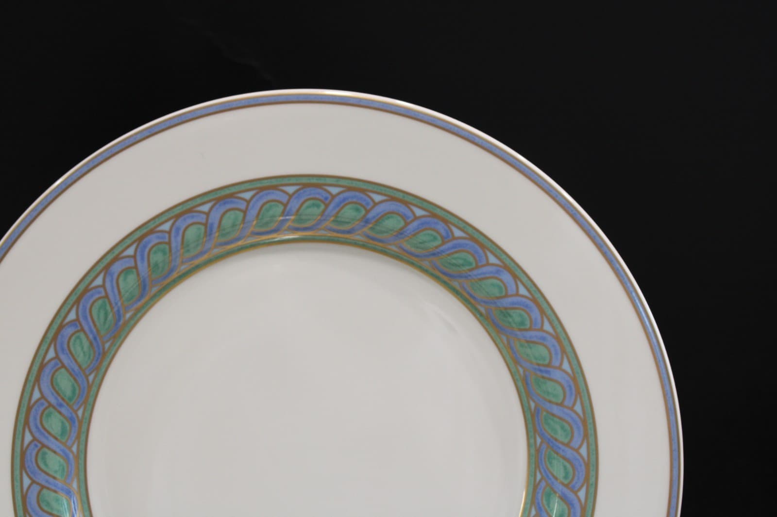 Christofle Torsade 6 Dinner Plates 10 5/8" 3