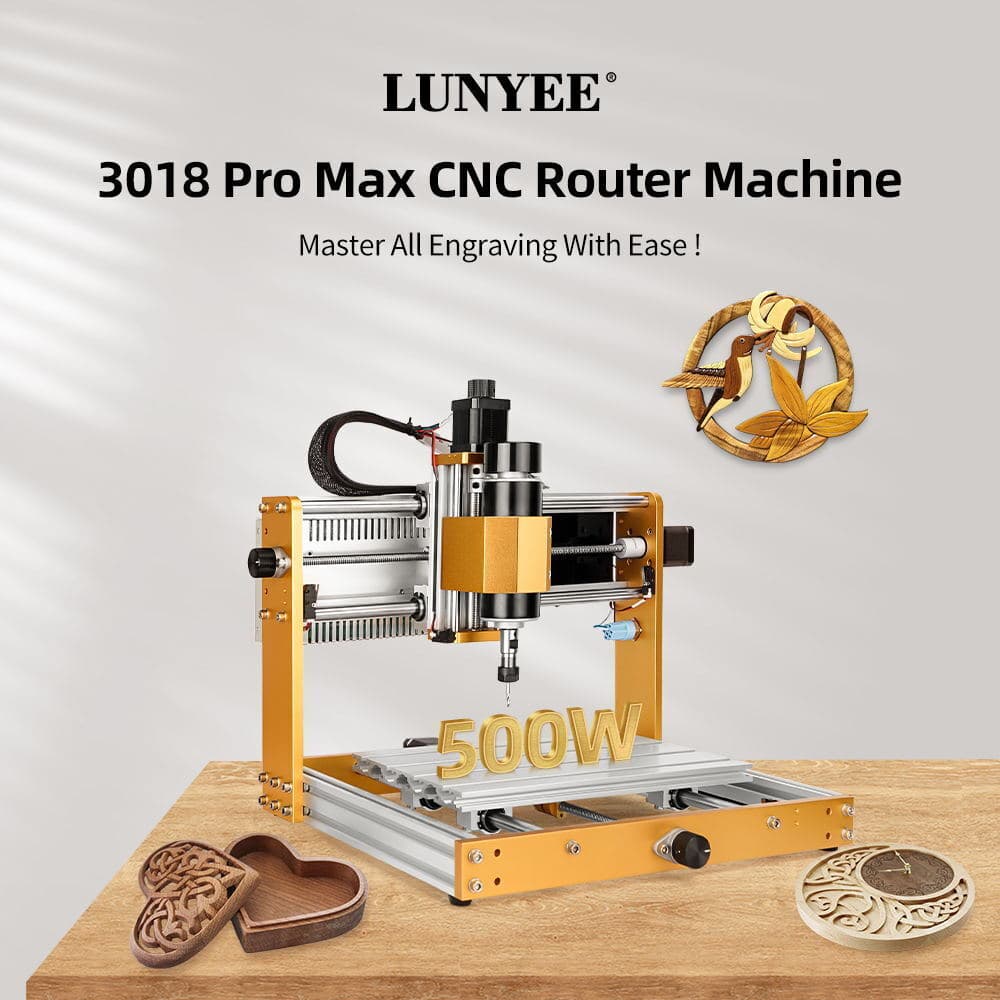 CNC 3018 Pro Max 500W CNC Router Machine Milling Cutting Engraving Machine
