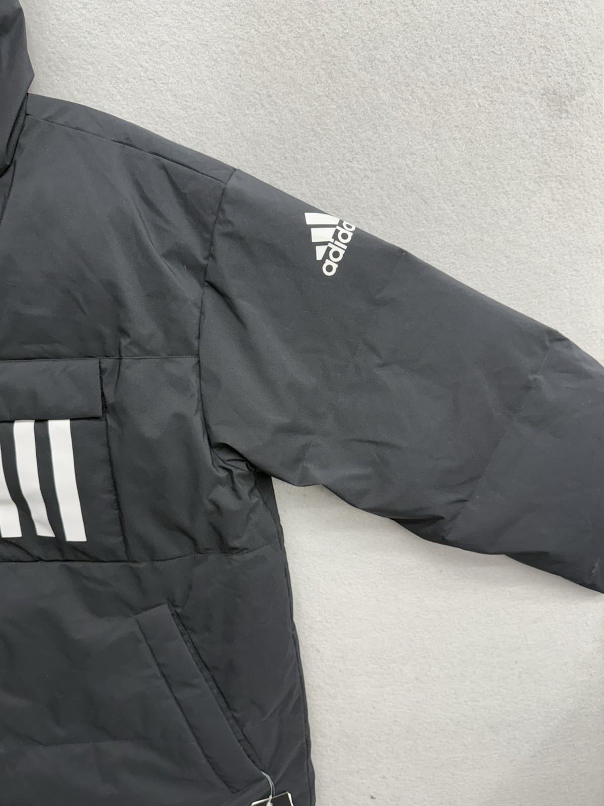 Adidas Terrex Reversible 3-Stripe Down Hooded Jacket EH4011 Men’s Size LARGE 2