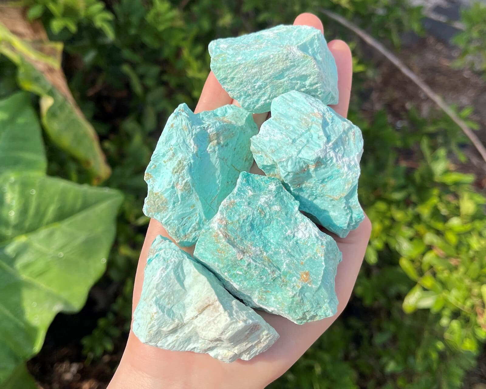 LARGE Turquoise Rough Natural Stones (2-4"): Choose Oz or lb Wholesale Bulk Lots 2
