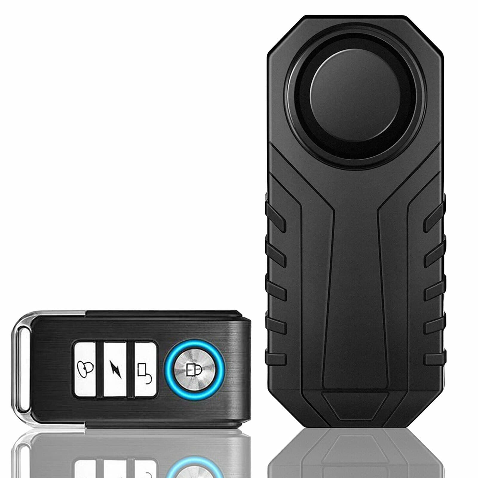3× Wireless Anti-Theft Motorcycle Bike Alarm System Vibration Sensor with Remote 2