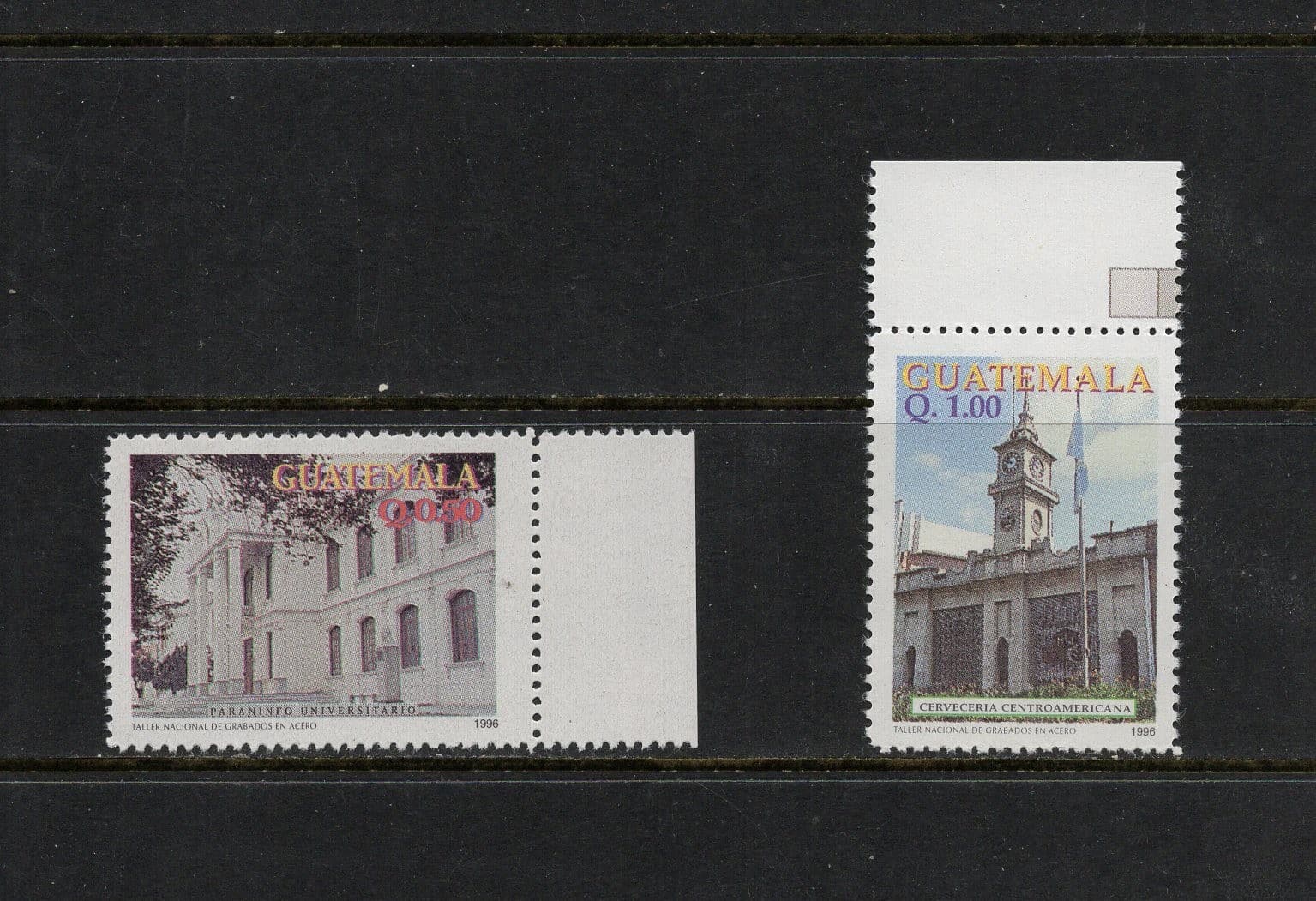 S6011   Guatemala   1997   Landmark buildings   2v.   MNH