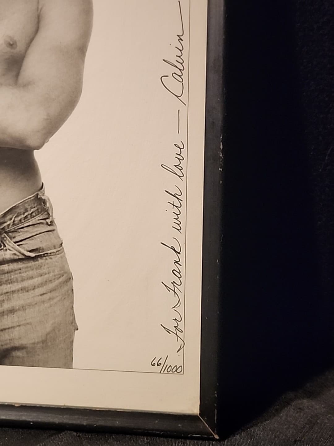 Vintage Calvin Klein Singed Photo 2
