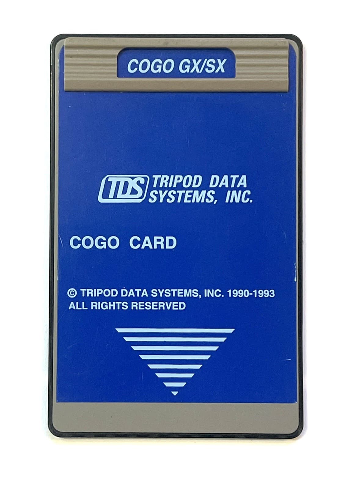 TDS COGO Card For HP 48gx 48SX Surveying Software Tripod Data Systems VG Cond