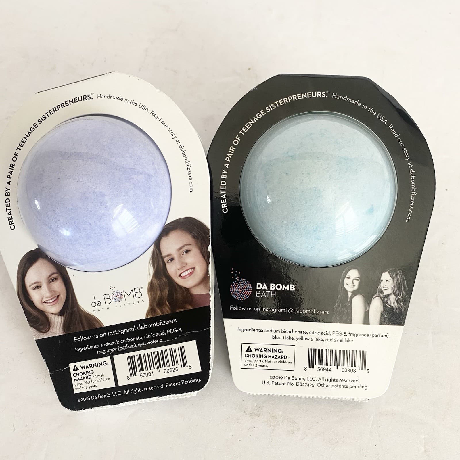 Da Bomb "F" Bomb Lavender & Flower primrose  Bath Fizzers Lot Of 2 Fun Sz 3.5oz 2