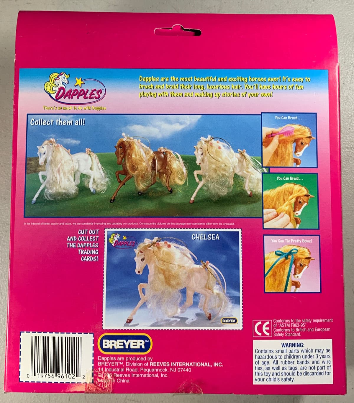 READ! Vintage 1996 Breyer Dapples Chelsea Horse Doll 96102 w/ Brush 6