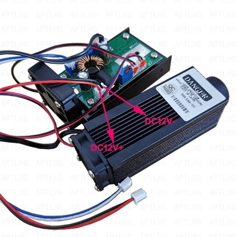 Quality DC 12V 500mW 808nm～810nm IR laser module/Focusable Infrared module / TTL 2