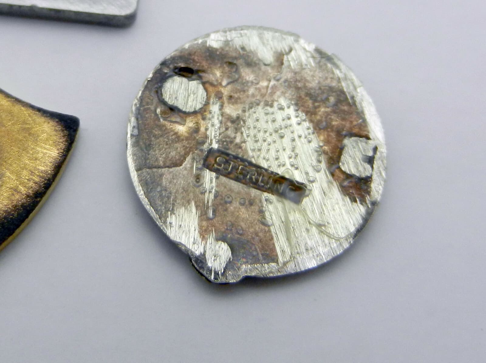 Lot of 6 Vintage Highly Detailed Enamel Collectable Pins with cut-off locks 4