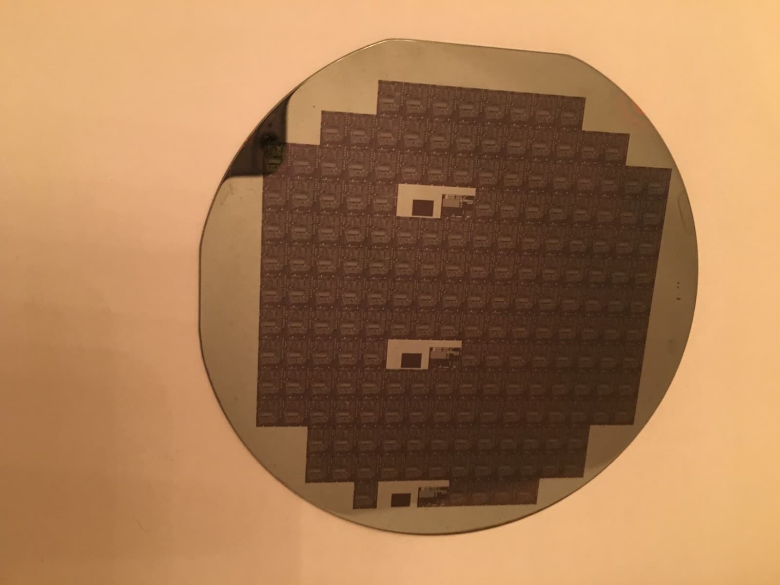 4" Unknown Silicon Wafer 1980s Extremely Rare Vintage CPU Chip 3