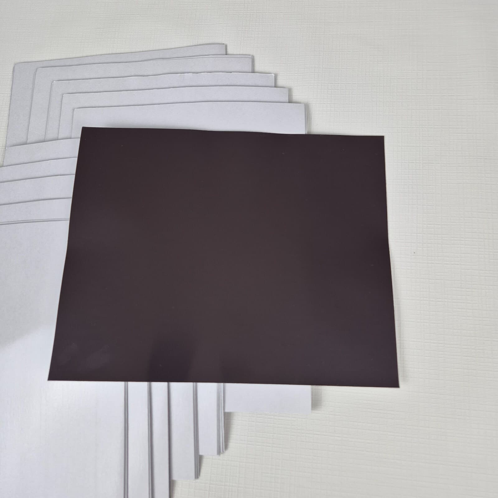 50 Self Adhesive Flexible Magnetic Sheets 8" x 10" 20mils thknss 4