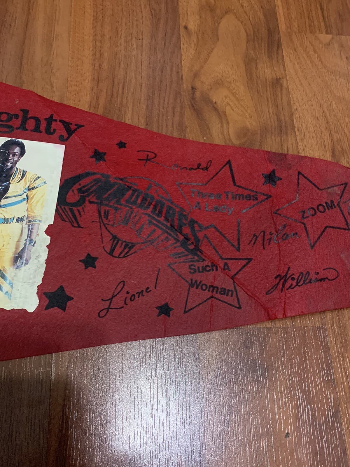 Very Rare Funk 1970’s The Mighty Commodores Pennant Lionel Ritchie 6