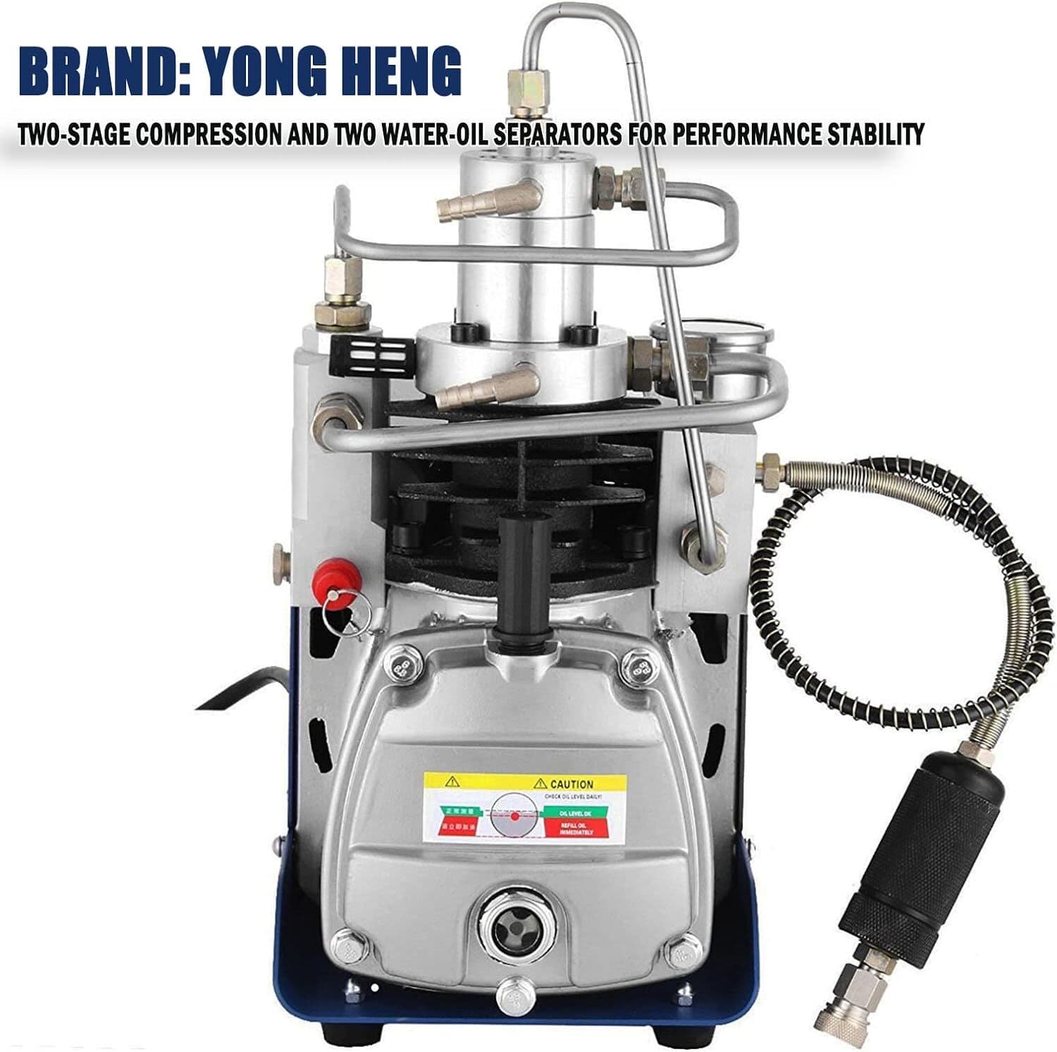 YONG HENG 30MPa 110V Air Compressor Pump PCP Electric 4500PSI High Pressure 5