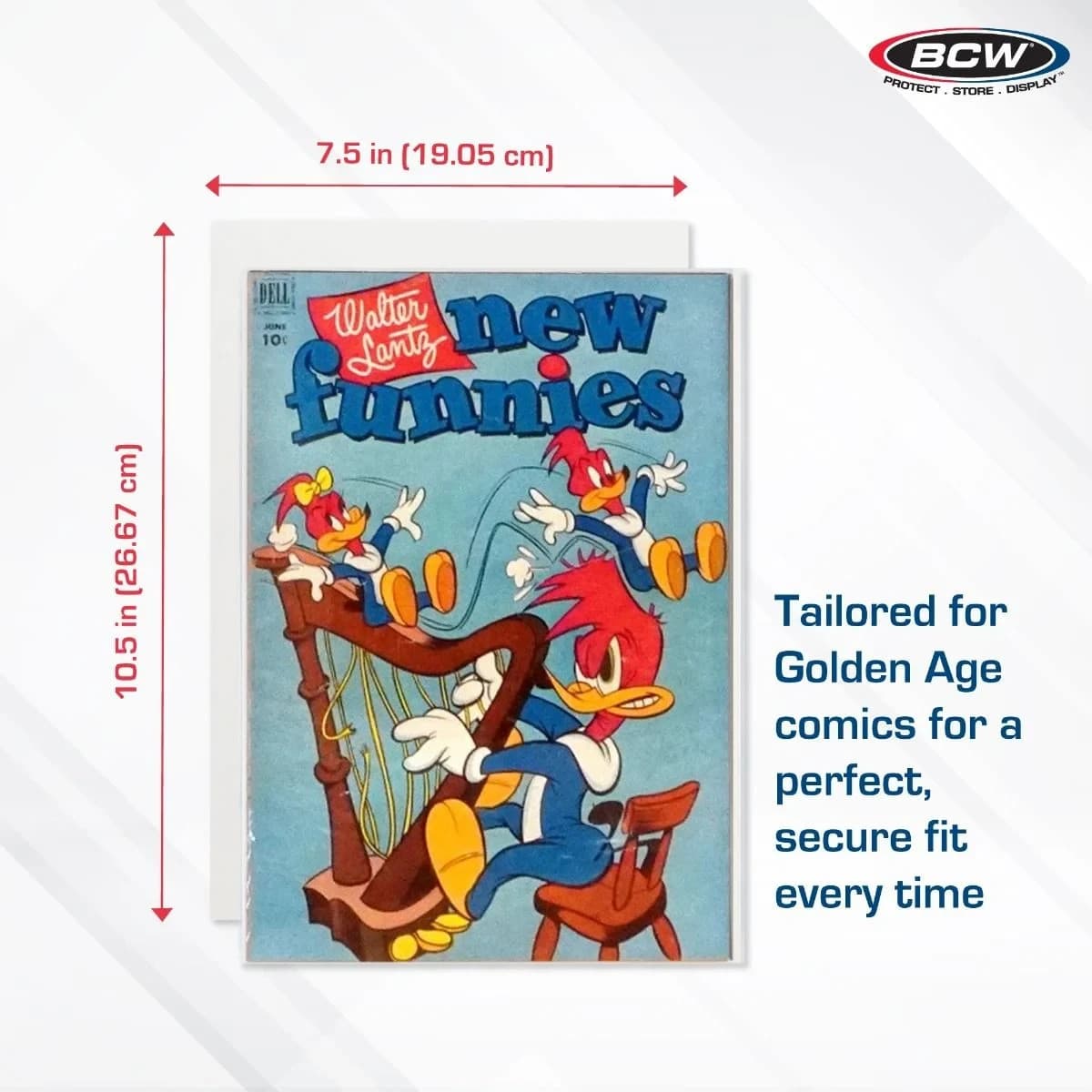 100 BCW Golden Comic Book Backing Boards Storage White Backer Acid Free 4