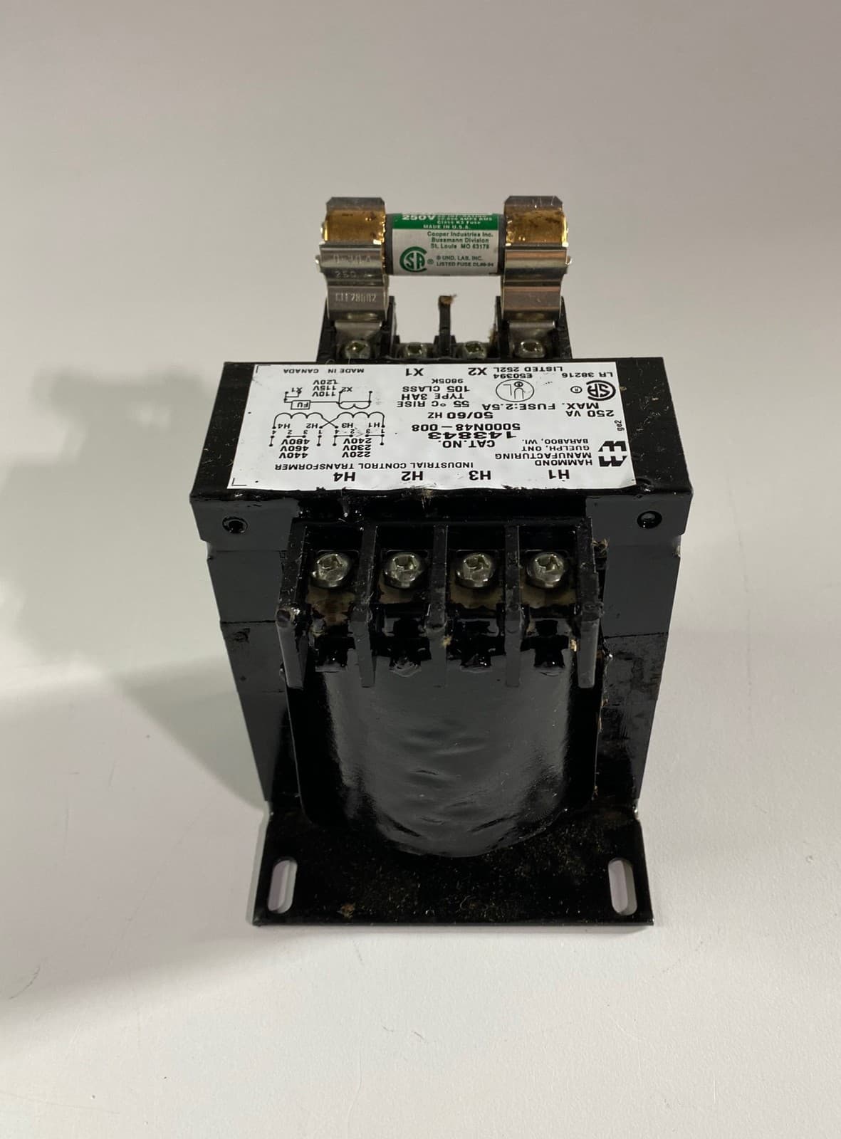 GENERAL ELECTRIC HAMMOND Industrial Control Transformer 143843 CR308XT404A (NEW) 5