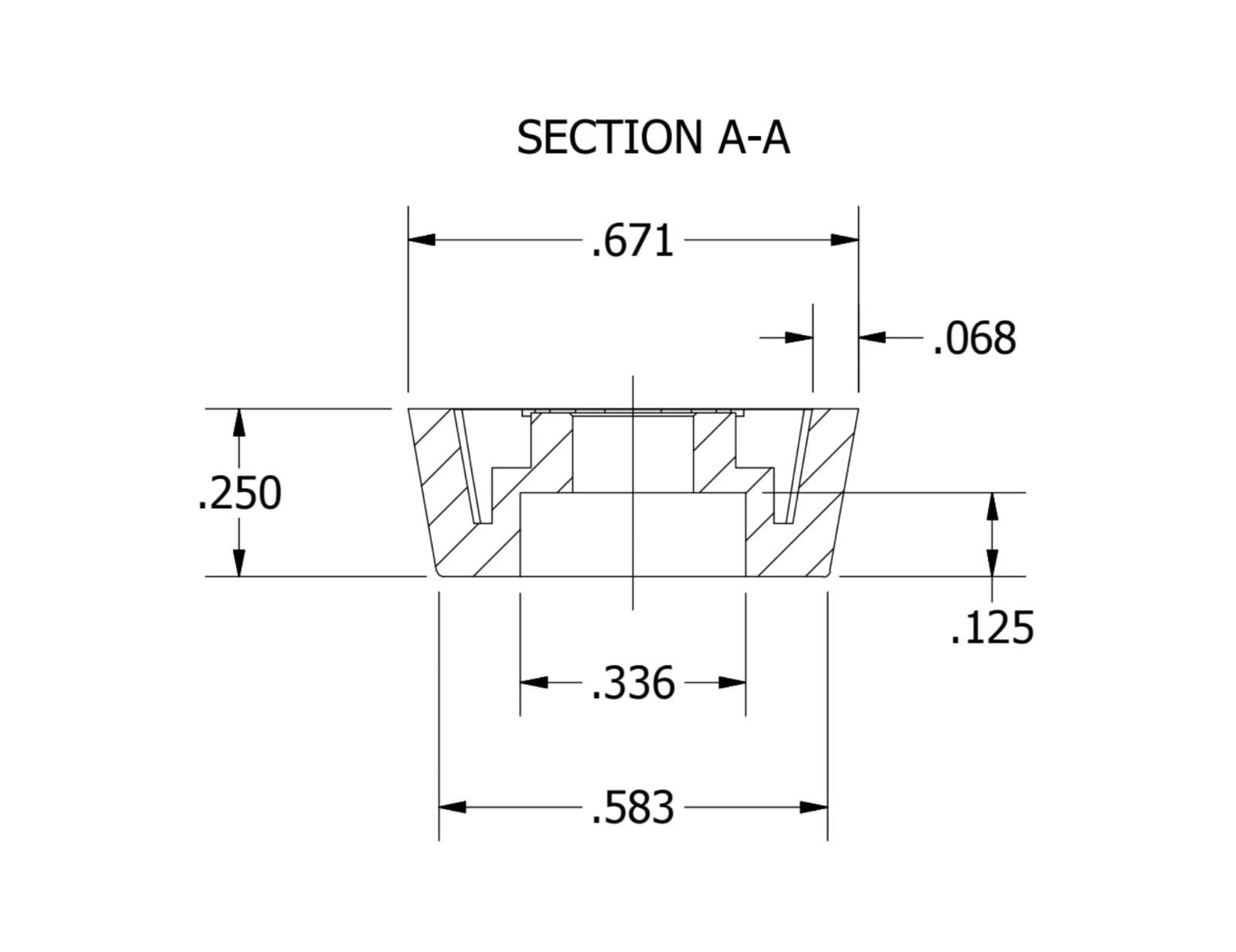 20 SMALL ROUND RUBBER FEET w/ SCREWS   1/2 W x 1/4 H  - CUTTING BOARDS - US MADE 5