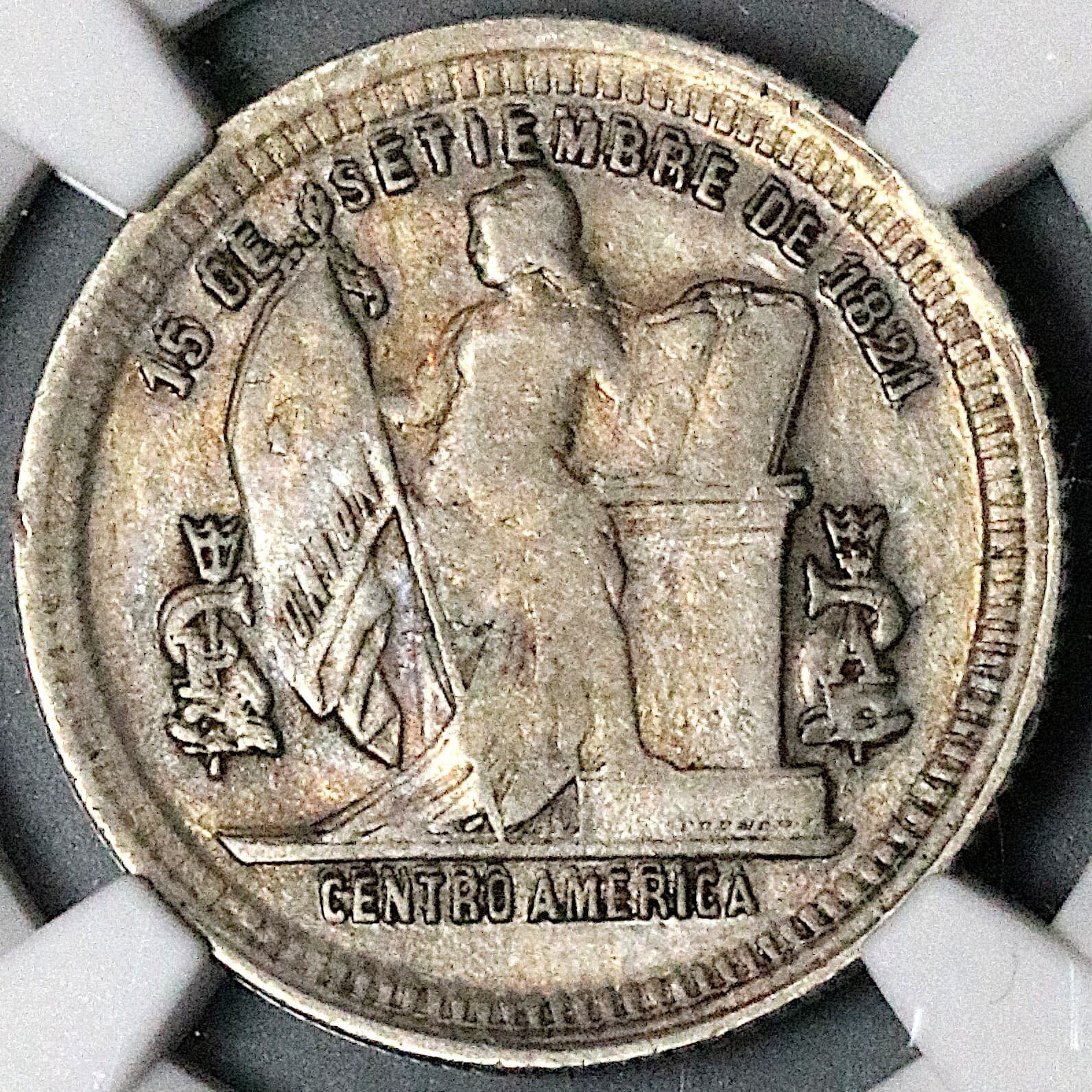 1902/801 NGC VF 30 Honduras 25 Centavos Standing Liberty Silver Coin (24011401C) 4
