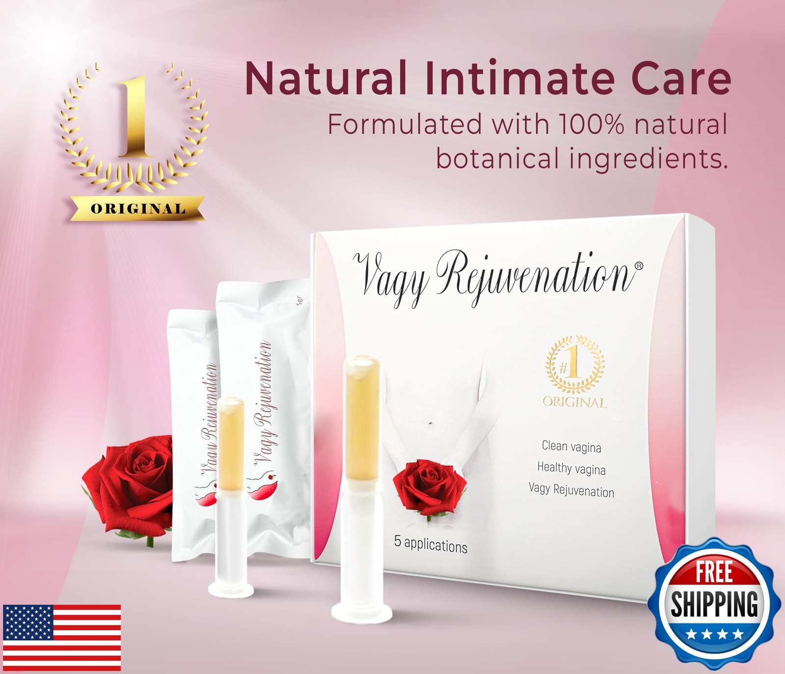 Vagy Rejuvenation Herbal Gels - 5 Application Vaginal Treatment - Natural Moi 5