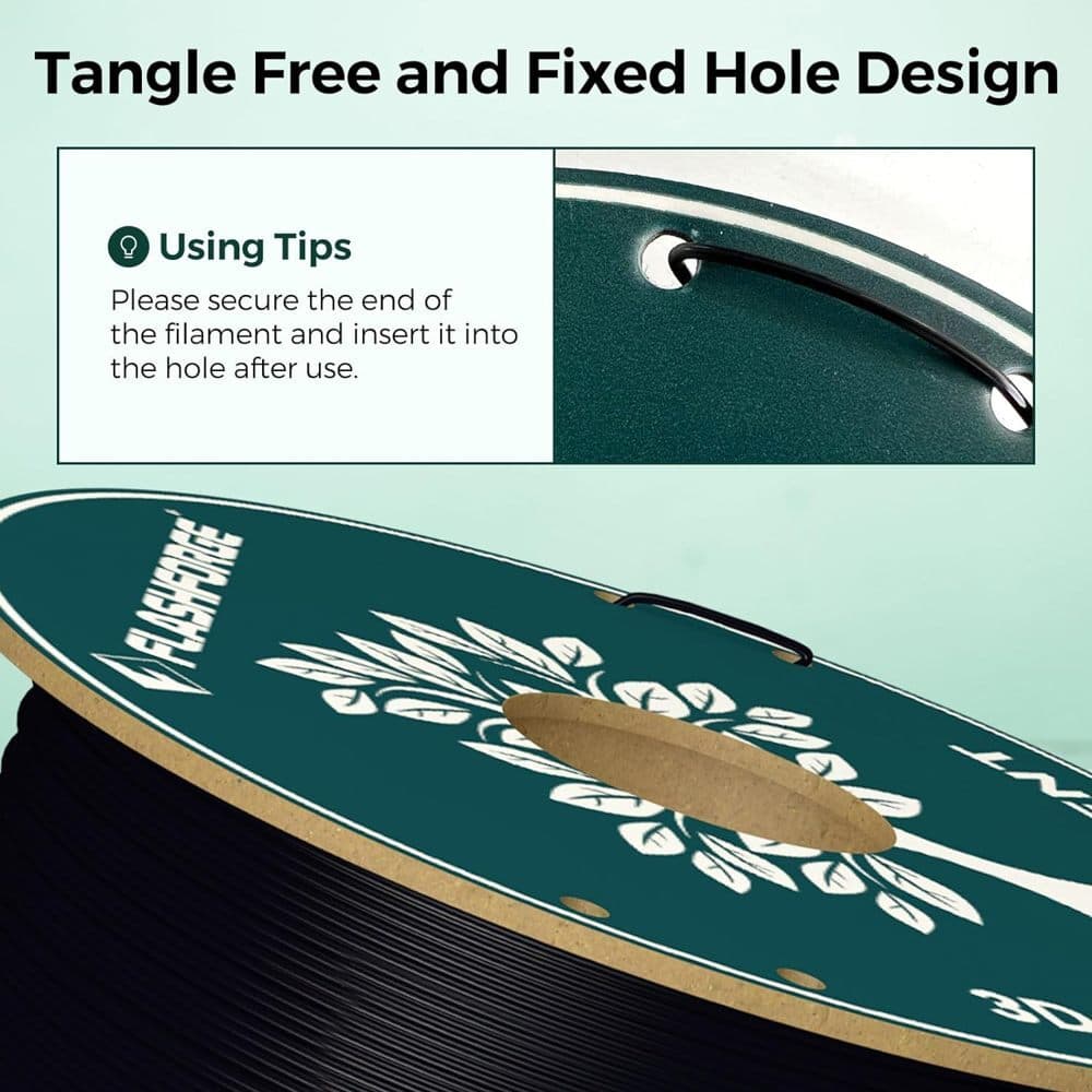 FLASHFORGE PLA Filament Standard 1.75mm 3D Printer Consumables 1kg/2.2lb Spool 4