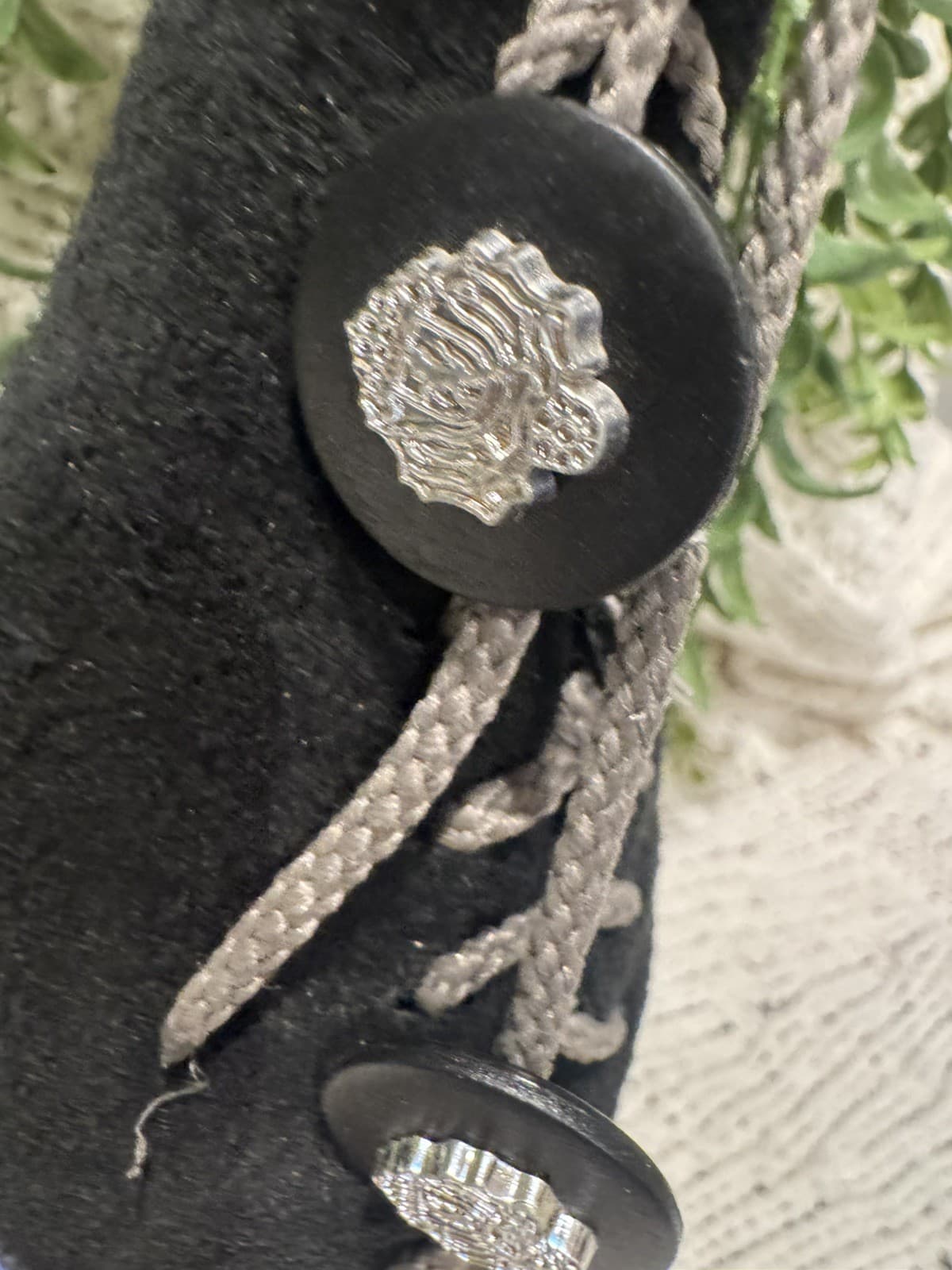 Handcrafted One-of-a-Kind Black Leather Wrapped Bottle  Another Realm Las Vegas 5