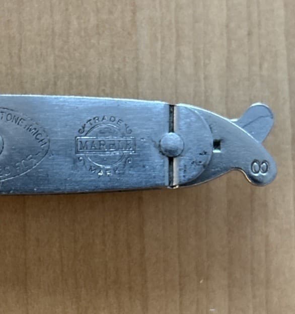 Rare Marbles M.S.A Safety Axe Co Pocket Screwdriver  Marble Trade Mark MSA 2