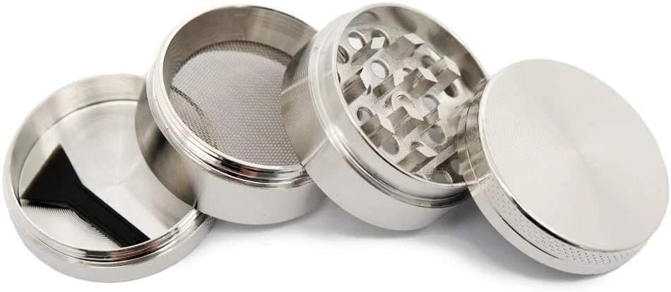 Tobacco Herb Grinder 2 inch 4 Layer Spice Herbal Metal Smoke Crusher Scraper 2