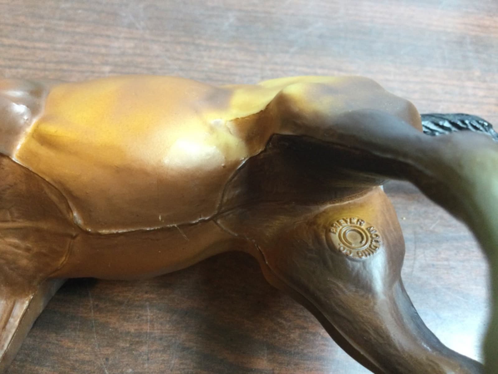 Breyer Horse Pony Traditional Grazing Bay Foal Colt Eating Grass Model #151 4