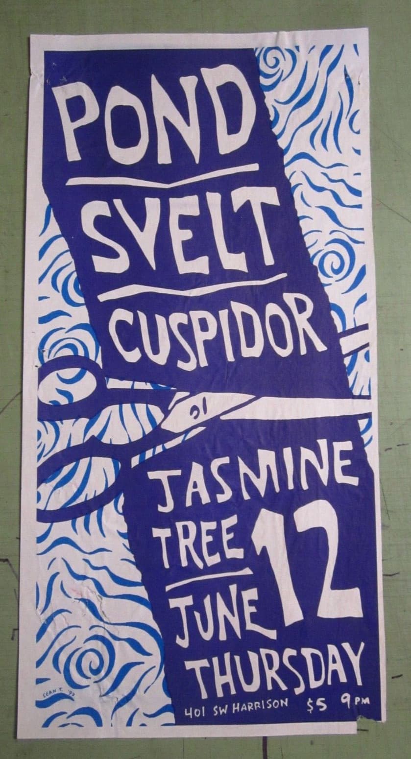 Pond | Svelt | Cuspidor Poster ORG 1997 Concert Show Flyer