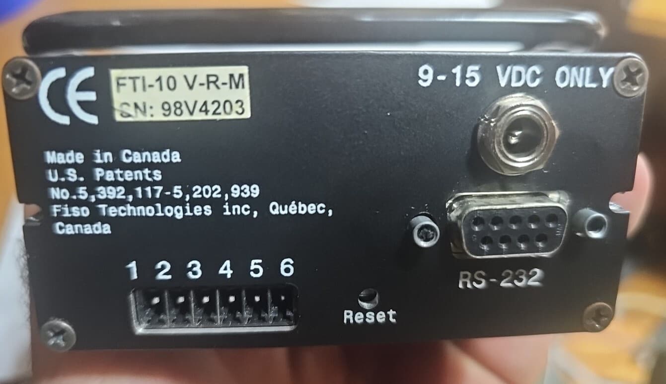 FISO UNIVERSAL FIBER OPTIC SENSOR FTI-10 Case and Power Supply 4