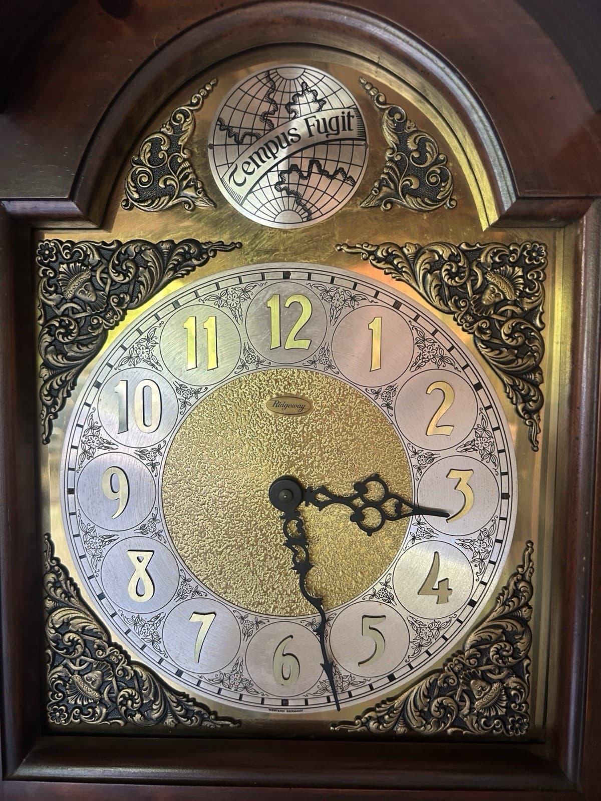 Ridgeway tempus fugit Grandfather Clock Model QE 138 6
