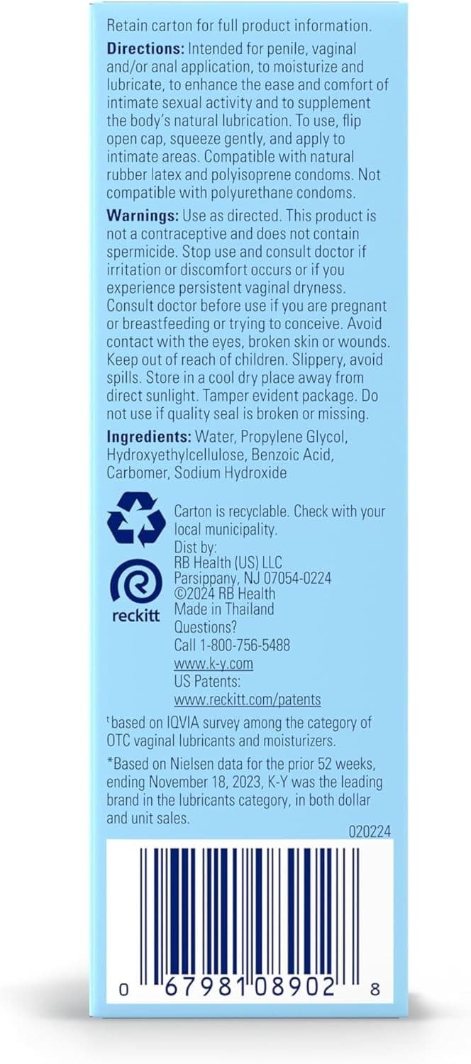 Jelly Personal Lubricant (2 Oz)Premium Water Based Lube for Men Women & Couples 5